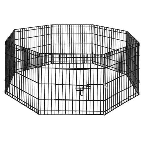 i.Pet 2X24" 8 Panel Pet Dog Playpen Puppy Exercise Cage Enclosure