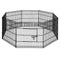 i.Pet 2X24" 8 Panel Pet Dog Playpen Puppy Exercise Cage Enclosure