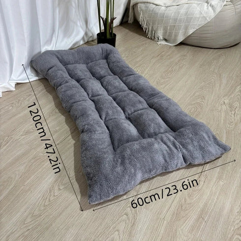BOOTEELY Extra Large Plush Dog Bed Sofa Thickened Super Soft Polyester Pet Mat Dog Crate Mat Bed For Small Medium Large Dog Bed