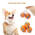 Indestructible Squeaky Ball Dog Toy Bouncy Chew Resistant Tennis Ball for Aggressive Chewers Interactive Training Play for Dogs