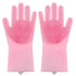 Premium Silicone Bathing Gloves for Dogs and Cats