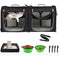 Wakytu Two-in-One Foldable Cat and Dog Carrier | Double Pet Transportation Bag