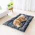 BOOTEELY Extra Large Plush Dog Bed Sofa Thickened Super Soft Polyester Pet Mat Dog Crate Mat Bed For Small Medium Large Dog Bed