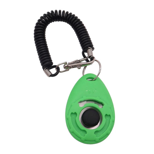 1 Set Pet Dog Trainer Clicker Training Tool With Instructions Obedience Teaching Aid Wholesale Supplies Christmas New Year Gift