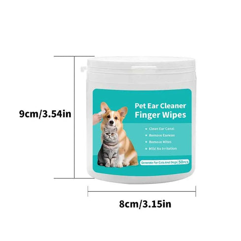 Pet Ear Cleaning Wipes for Healthy Ears