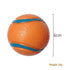 Indestructible Squeaky Ball Dog Toy Bouncy Chew Resistant Tennis Ball for Aggressive Chewers Interactive Training Play for Dogs