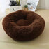 Calming Round Pet Bed: Plush Donut Cuddler for Dogs & Cats