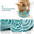 Pet Dog Slow Feeder Bowl Fun Non Slip Anti-Gulping Slower Food Feeding Dishes Eco Dog Bowl for Small Medium Large Dogs Puppy