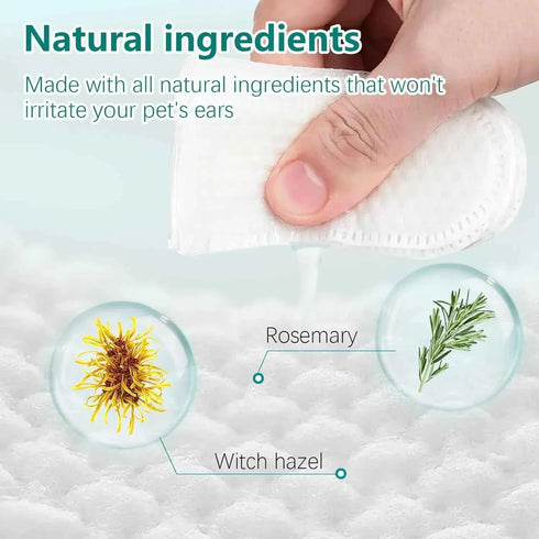 Pet Ear Cleaning Wipes for Healthy Ears