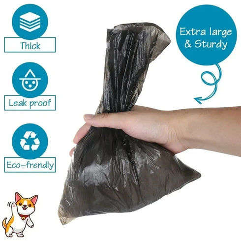5/10 Rolls Dog Poop Bag Pet Poop Bags Dog Cat Waste Pick Up Clean Bag For Puppy Dogs Random Color Outdoor Pet Supplies