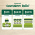 Countdown Rolls® Unscented Leash Roll Poop Bags