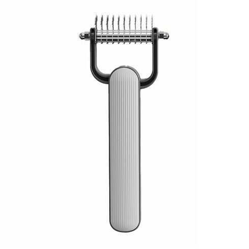 2026 New Double-Sided Dematting Comb For Dogs & Cats, Pet Grooming Tool For Long Haired Thick Double Coat Pets, Undercoat Rake Deshedding Brush For Tangles Matted Shedding Fur