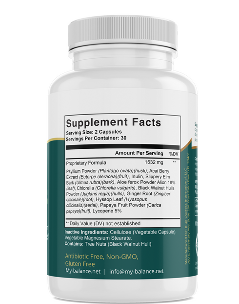 Colon Cleanse Supplement - Digestive Support - My Balance