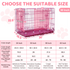 24-42" Pink Wire Dog Crate RED24-42