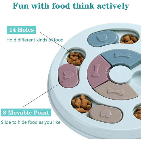 Dogs Food Puzzle Feeder Toys for IQ Training and Mental Enrichment