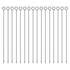 Dog Playpen, 16 Panels Pet Exercise Pen Indoor / Outdoor Fence With Anti Skid Base - Black