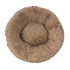 Fluffy Donut Dog Bed Warm Soft Long Plush Pet Cushion Dog House Cat Bed Washable Pet Sofa Mat Calming Samll Large Dog Beds
