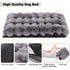Extra Large Orthopedic Dog Bed - Luxurious Plush Faux Fur Kennel, Bite-Resistant, Dirt-Repellent and Machine Washable Pet Mat with Anti-Slip Bottom, Stylish for Living Rooms, All-Season Comfort & Joint Support for Large Dogs