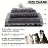 Extra Large Orthopedic Dog Bed - Luxurious Plush Faux Fur Kennel, Bite-Resistant, Dirt-Repellent and Machine Washable Pet Mat with Anti-Slip Bottom, Stylish for Living Rooms, All-Season Comfort & Joint Support for Large Dogs