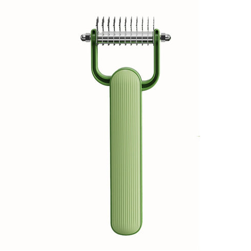 2026 New Double-Sided Dematting Comb For Dogs & Cats, Pet Grooming Tool For Long Haired Thick Double Coat Pets, Undercoat Rake Deshedding Brush For Tangles Matted Shedding Fur