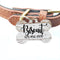 Pet ID Tag, Weathered Wood Pattern Custom Dog Name Tag, personalized dog tag, wood texture pet id tag, woodgrain dog name tag