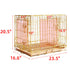 24-42" Copper Gold Wire Dog Crate GLD24/30/36/42