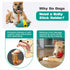 Dog Puzzles Feeder Interactive Toy Adjustable Treat Dispenser Green