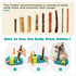 Dog Puzzles Feeder Interactive Toy Adjustable Treat Dispenser Green