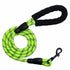 YALAVA Dog Leash 4FT Heavy Duty Reflective Nylon Rope 360° Swivel Hook Black