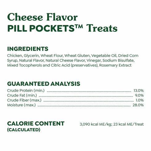 BestBy02/29 Greenies Pill Pockets Large Dog Treats Cheese Flavor 7.9oz