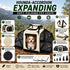Pet Life ® 'Hounda Accordion' Metal Framed Soft-Folding Collapsible Dual-Sided Expandable Pet Dog Crate