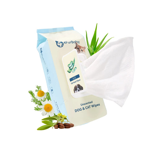 Plant-Based Dog & Cat Grooming Wipes β Gentle & Compostable Pet Wipes