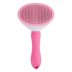 Self-Cleaning Pet Slicker Brush for Dogs, Cats & Rabbits