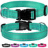 Reflective Nylon Dog Collar | Adjustable Safety Strap for Small and Medium Dogs